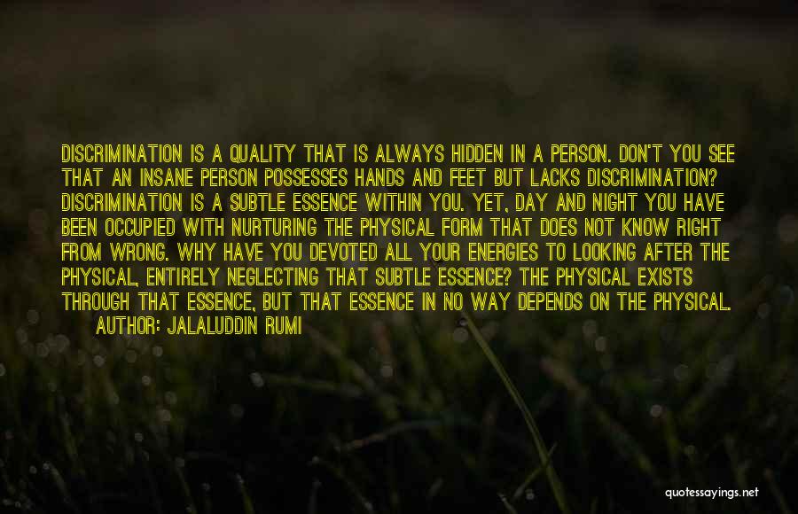 The Way You See Quotes By Jalaluddin Rumi