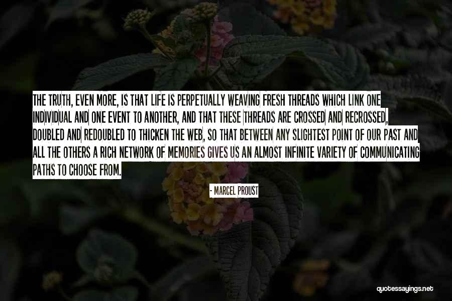 The Web Of Life Quotes By Marcel Proust The Web Of Life Quotes By Marcel Proust