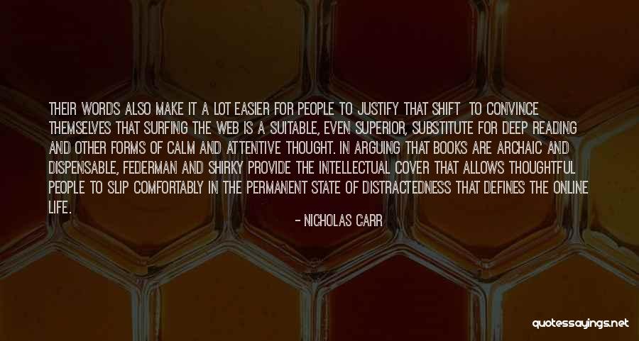 The Web Of Life Quotes By Nicholas Carr The Web Of Life Quotes By Nicholas Carr