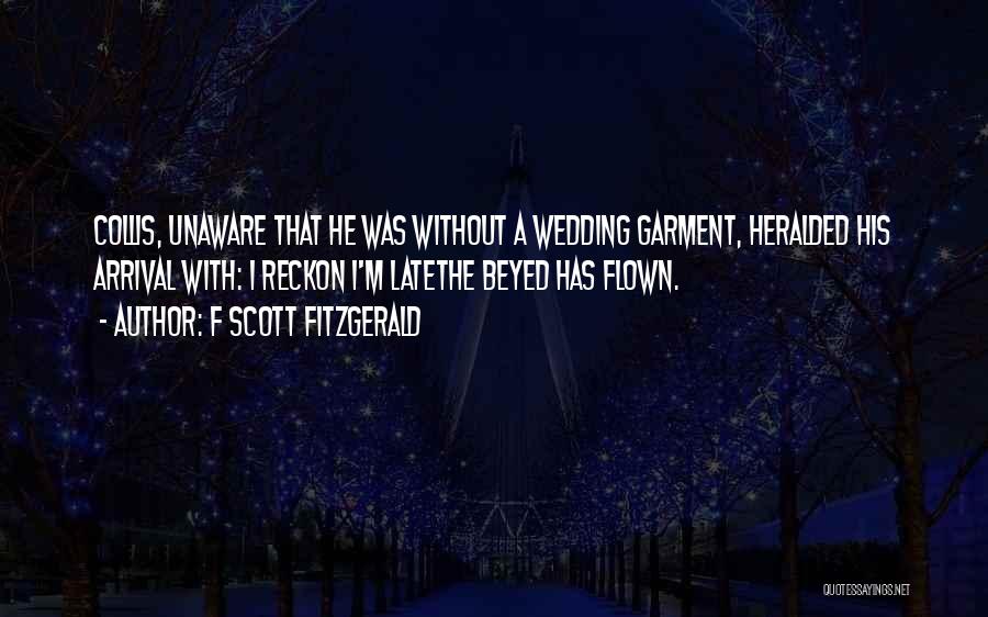 The Wedding Quotes By F Scott Fitzgerald