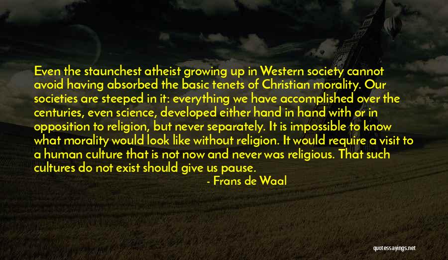 The Western Us Quotes By Frans De Waal