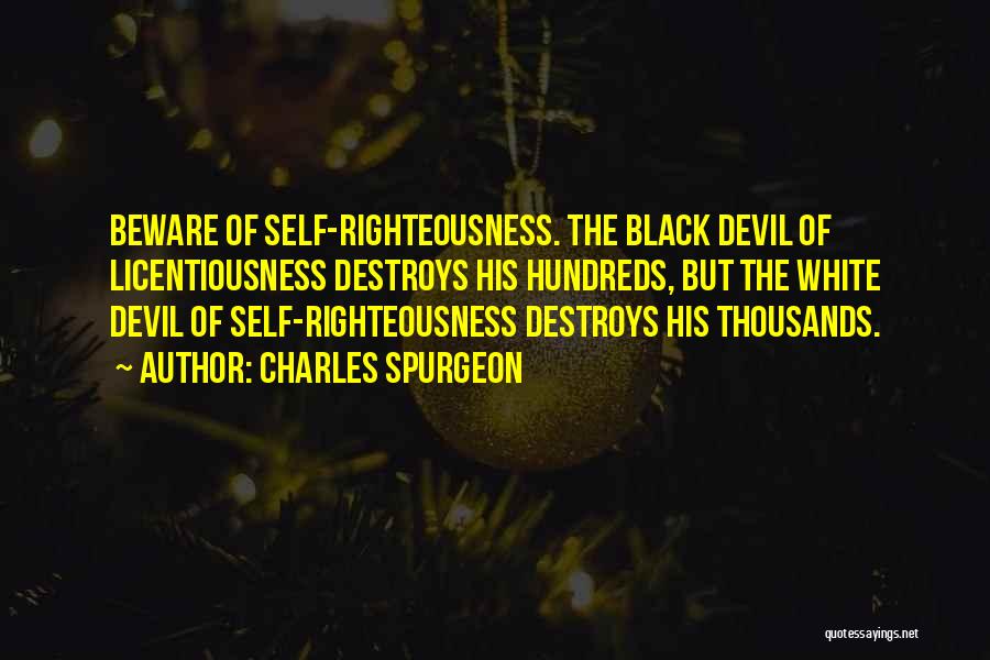 The White Devil Quotes By Charles Spurgeon