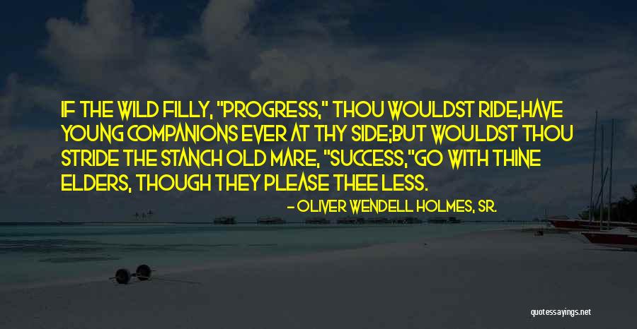 The Wild Side Quotes By Oliver Wendell Holmes, Sr.