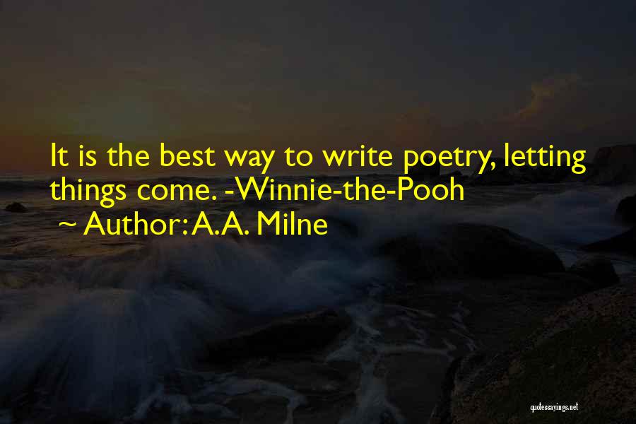 The Winnie The Pooh Quotes By A.A. Milne