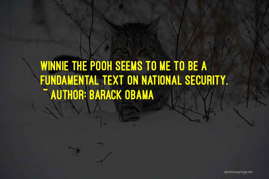 The Winnie The Pooh Quotes By Barack Obama