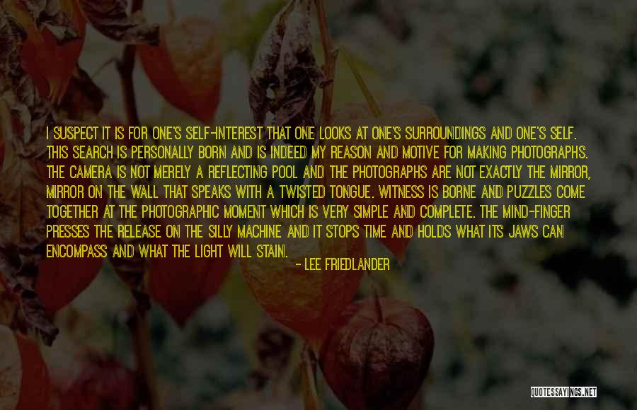 The Witness Quotes By Lee Friedlander The Witness Quotes By Lee Friedlander