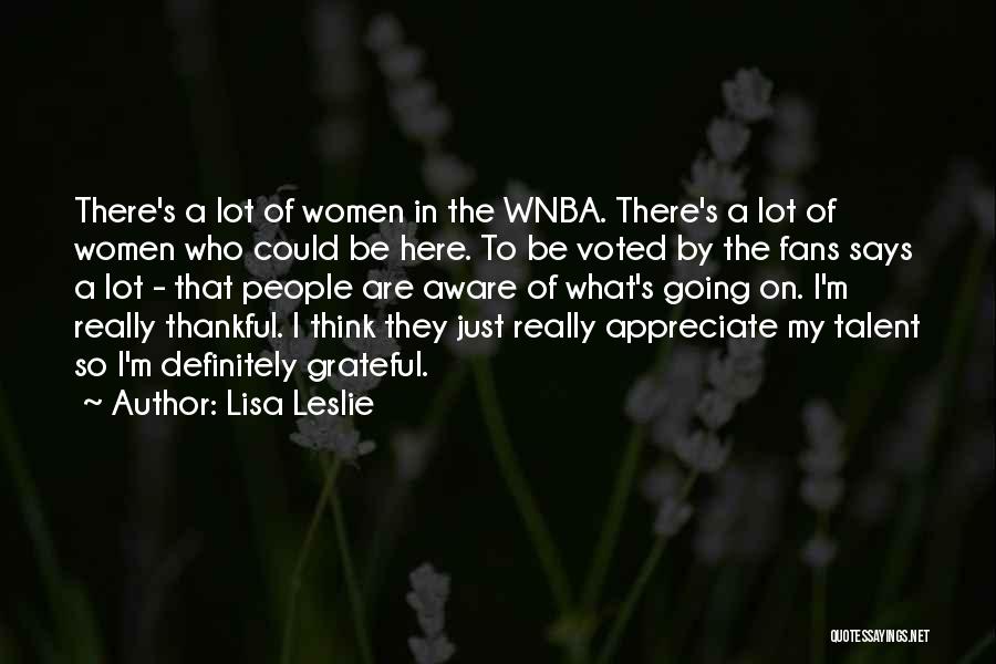 The Wnba Quotes By Lisa Leslie
