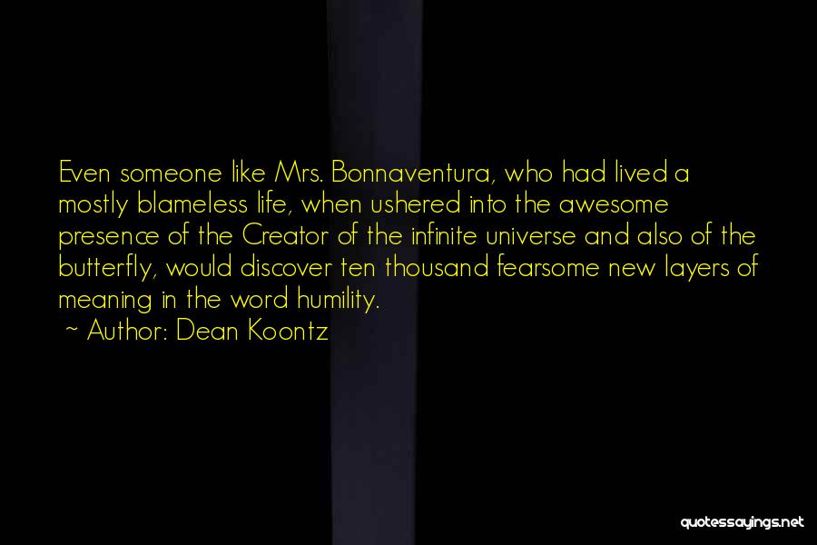 The Word Awesome Quotes By Dean Koontz