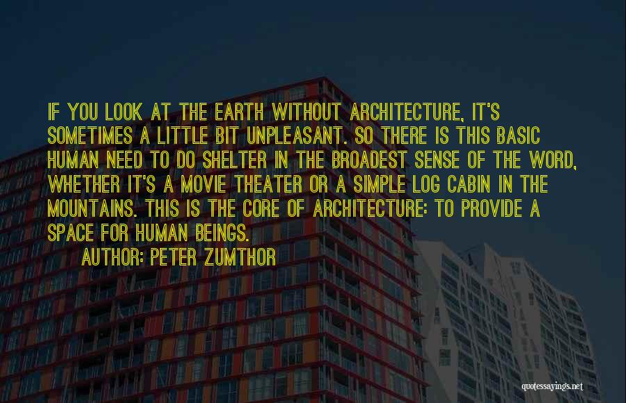 The Word Simple Quotes By Peter Zumthor