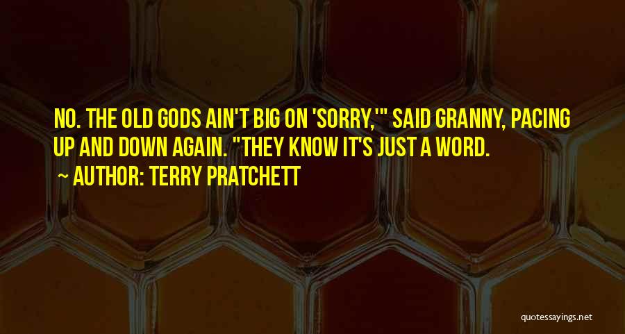 The Word Sorry Quotes By Terry Pratchett