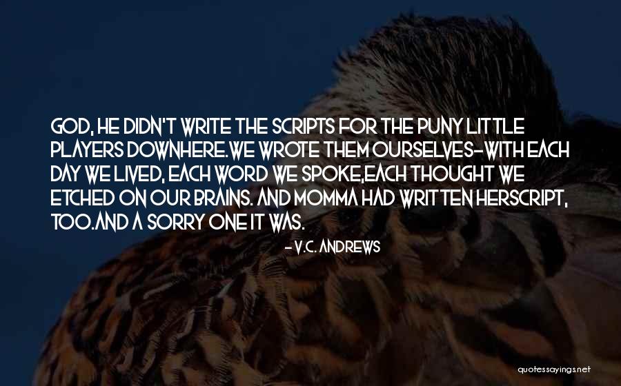The Word Sorry Quotes By V.C. Andrews The Word Sorry Quotes By V.C. Andrews