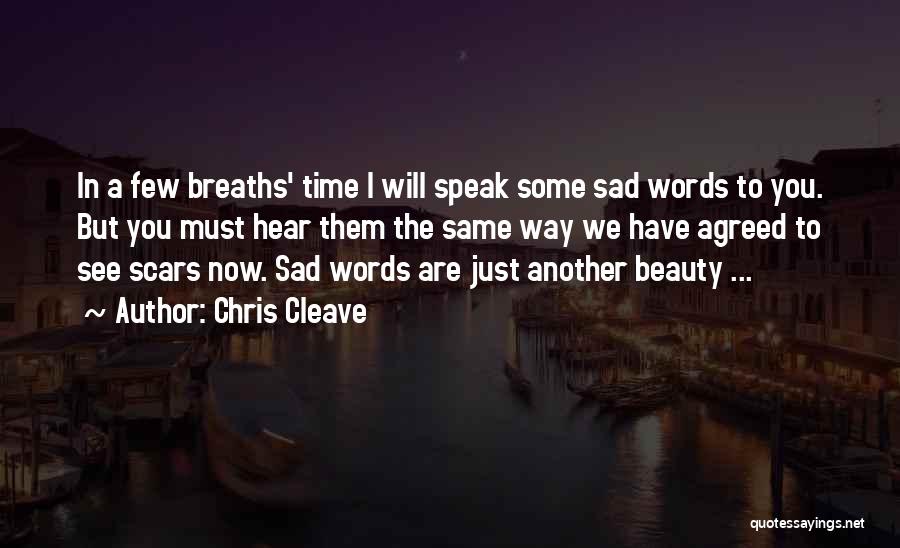 The Words We Speak Quotes By Chris Cleave