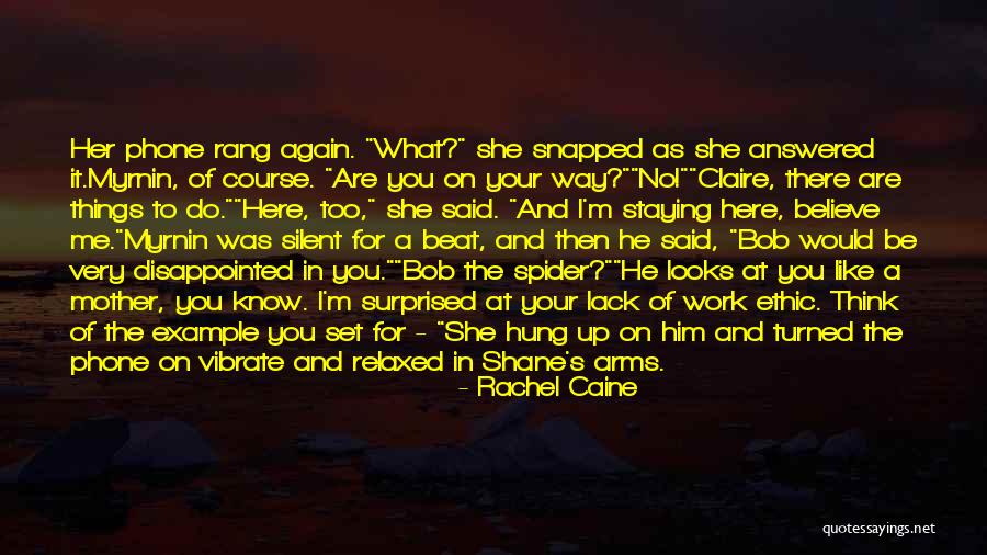 The Work Ethic Quotes By Rachel Caine The Work Ethic Quotes By Rachel Caine