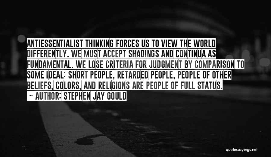 The World And Color Quotes By Stephen Jay Gould