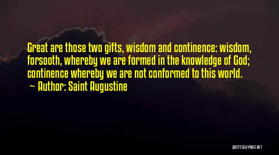 The World And God Quotes By Saint Augustine