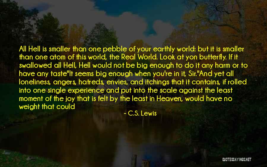 The World Being Big Quotes By C.S. Lewis