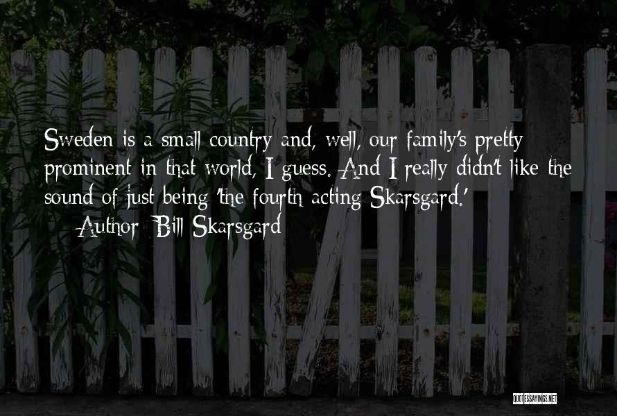 The World Being Small Quotes By Bill Skarsgard