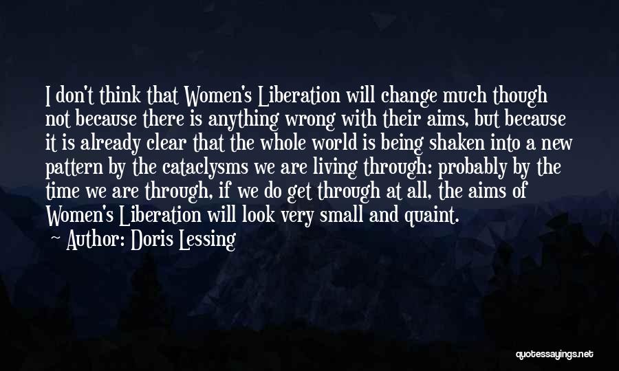 The World Being Small Quotes By Doris Lessing