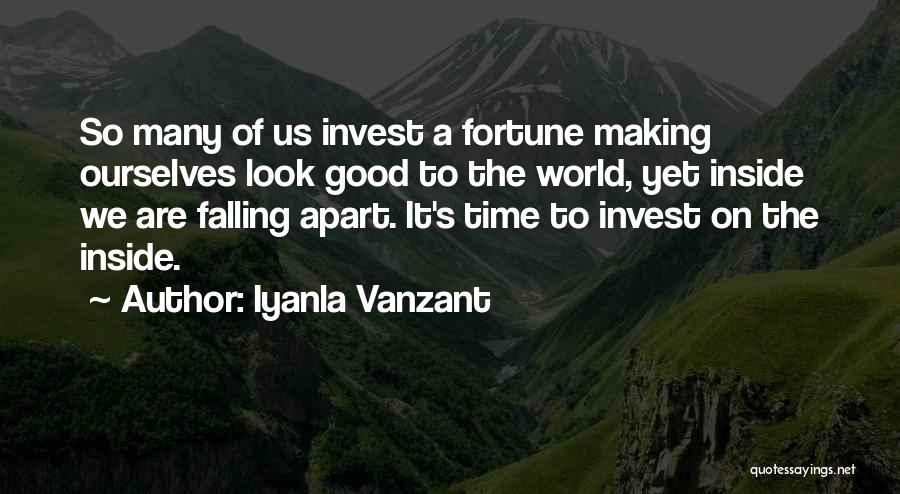 The World Falling Apart Quotes By Iyanla Vanzant