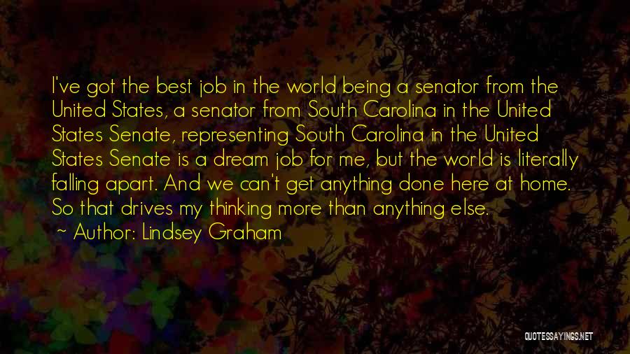 The World Falling Apart Quotes By Lindsey Graham