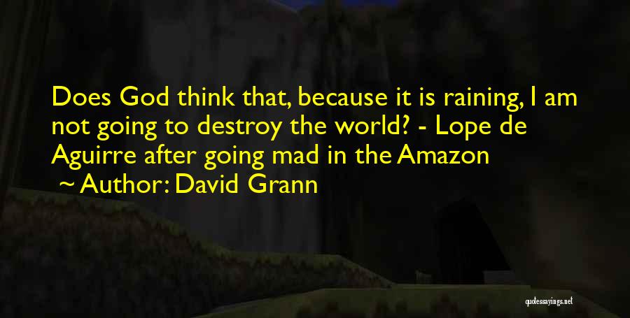 The World Going Mad Quotes By David Grann