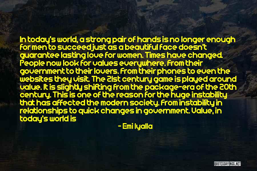 The World Has Changed Quotes By Emi Iyalla