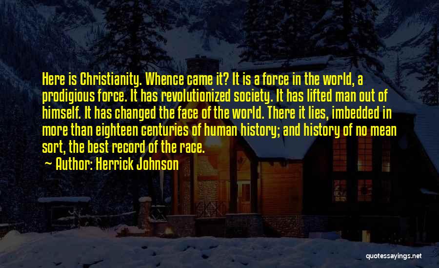 The World Has Changed Quotes By Herrick Johnson