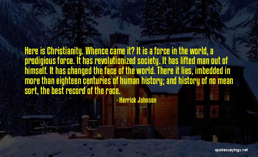 The World Has Changed Quotes By Herrick Johnson