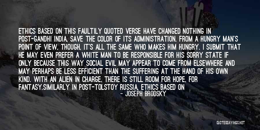 The World Has Changed Quotes By Joseph Brodsky