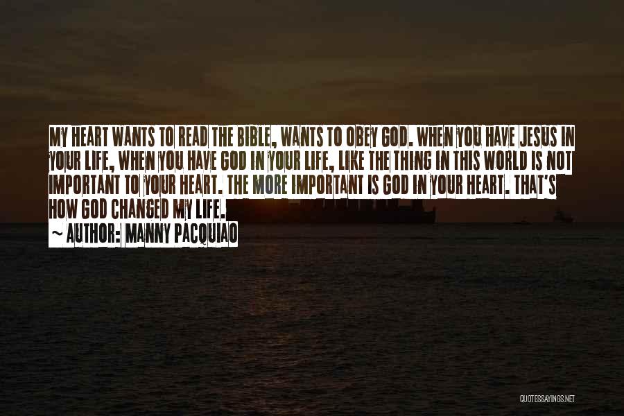 The World In The Bible Quotes By Manny Pacquiao