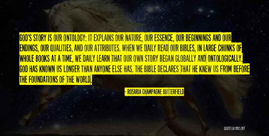 The World In The Bible Quotes By Rosaria Champagne Butterfield