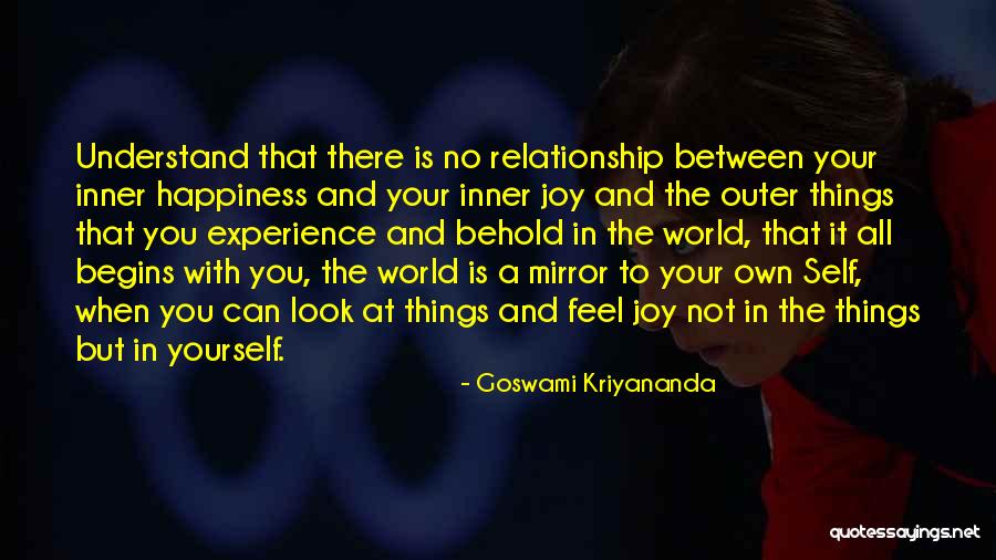 The World Is Your Mirror Quotes By Goswami Kriyananda