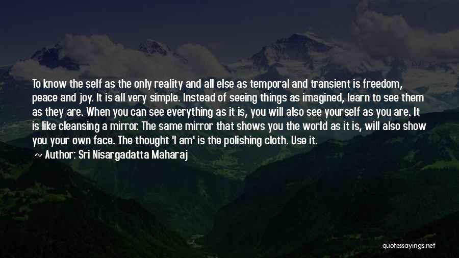 The World Is Your Mirror Quotes By Sri Nisargadatta Maharaj