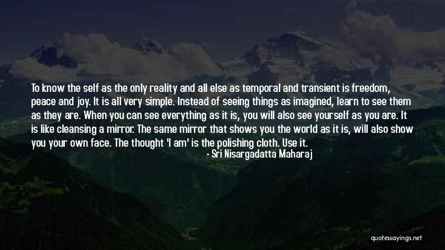 The World Is Your Mirror Quotes By Sri Nisargadatta Maharaj