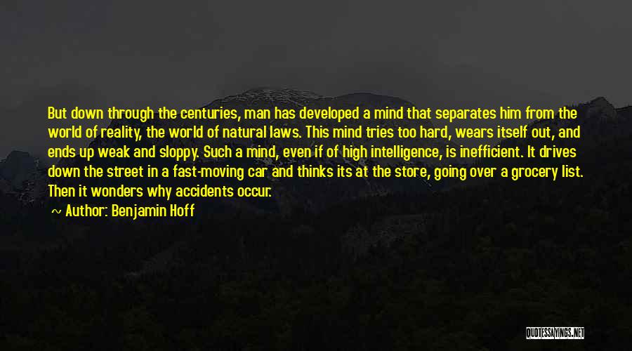 The World Moving Too Fast Quotes By Benjamin Hoff