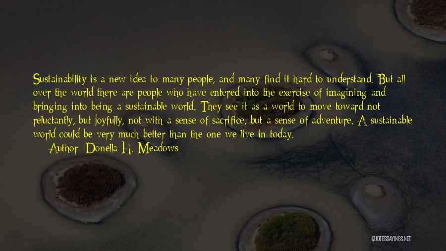 The World We Live In Today Quotes By Donella H. Meadows