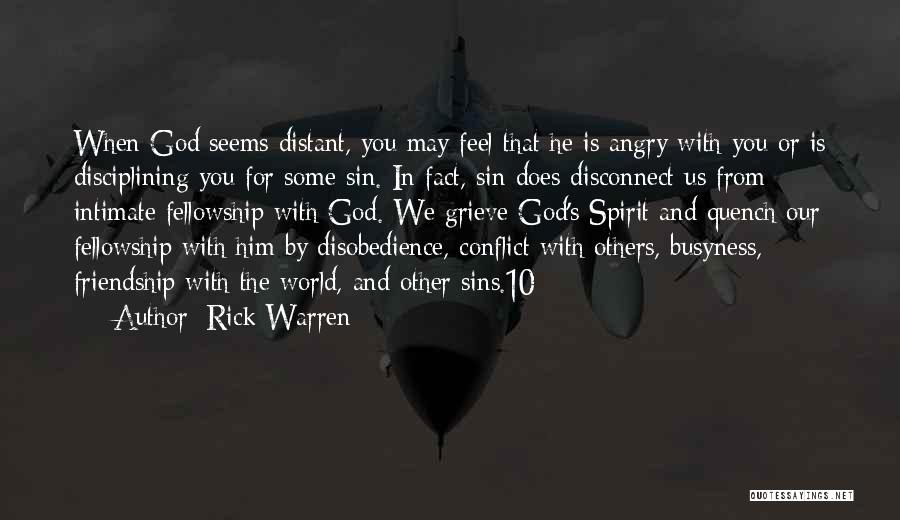 The World's Best Friendship Quotes By Rick Warren