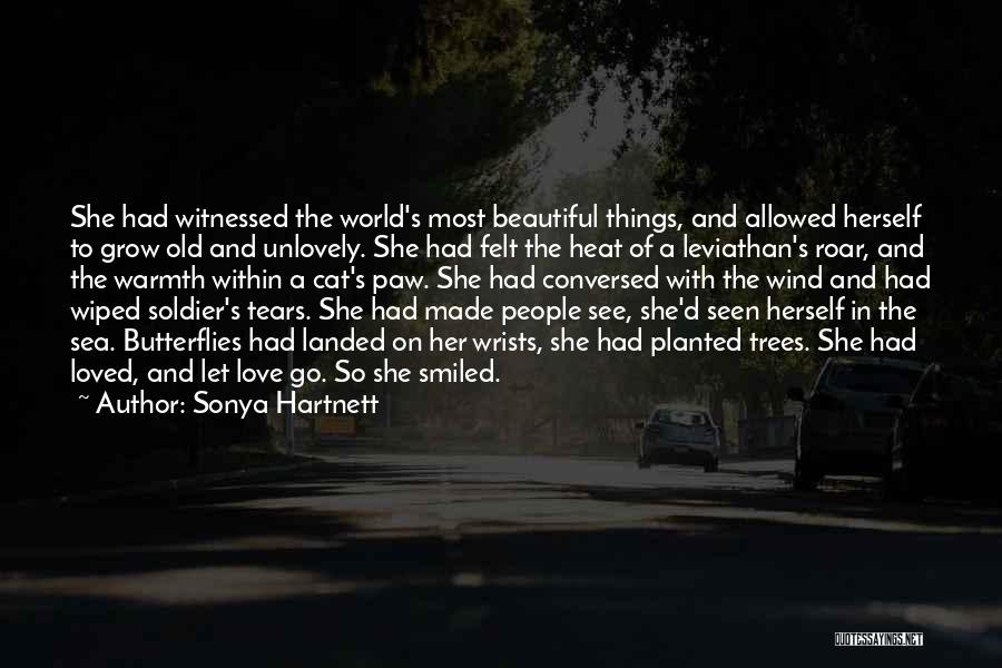 The World's Most Beautiful Quotes By Sonya Hartnett