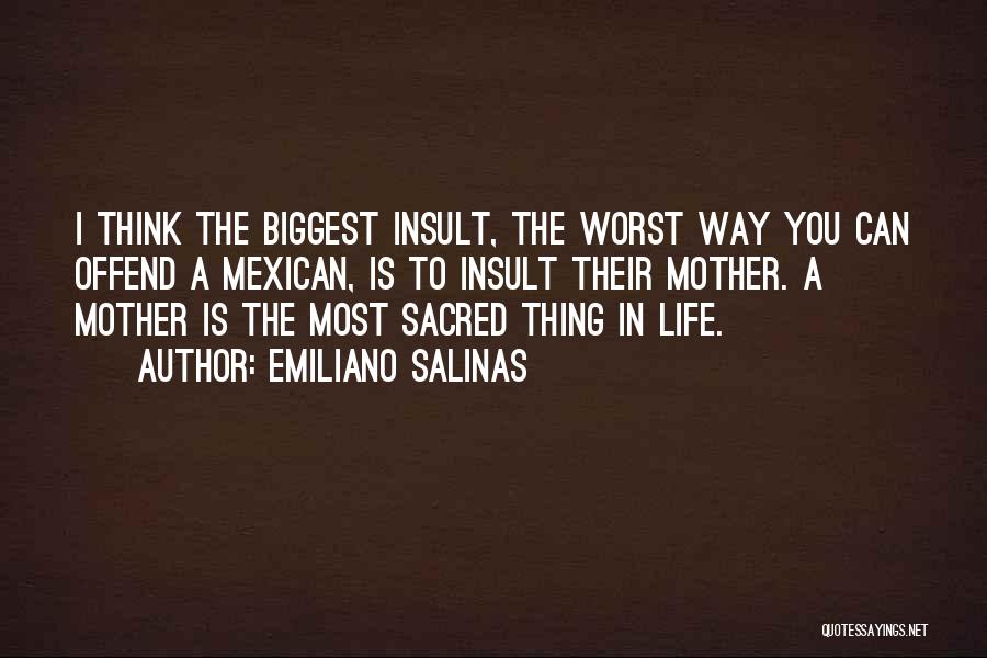 The Worst Thing In Life Quotes By Emiliano Salinas