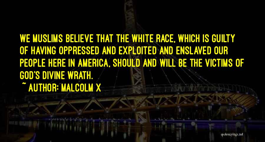The Wrath Of God Quotes By Malcolm X