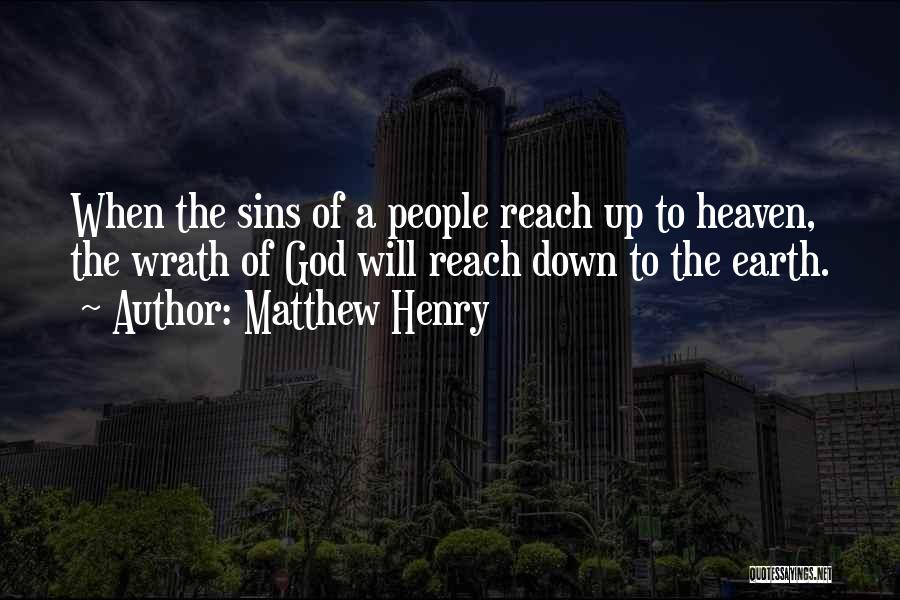 The Wrath Of God Quotes By Matthew Henry