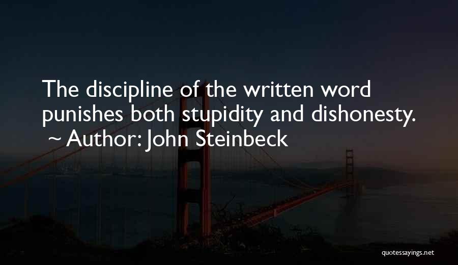 The Written Word Quotes By John Steinbeck