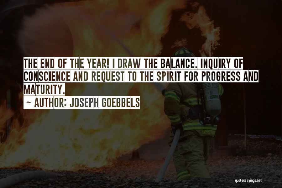 The Year End Quotes By Joseph Goebbels