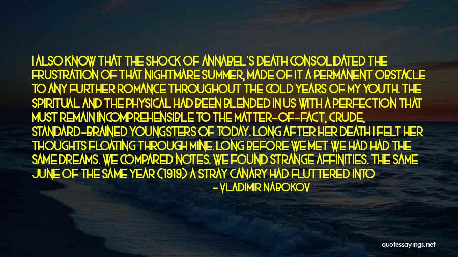 The Youth Of Today Quotes By Vladimir Nabokov The Youth Of Today Quotes By Vladimir Nabokov