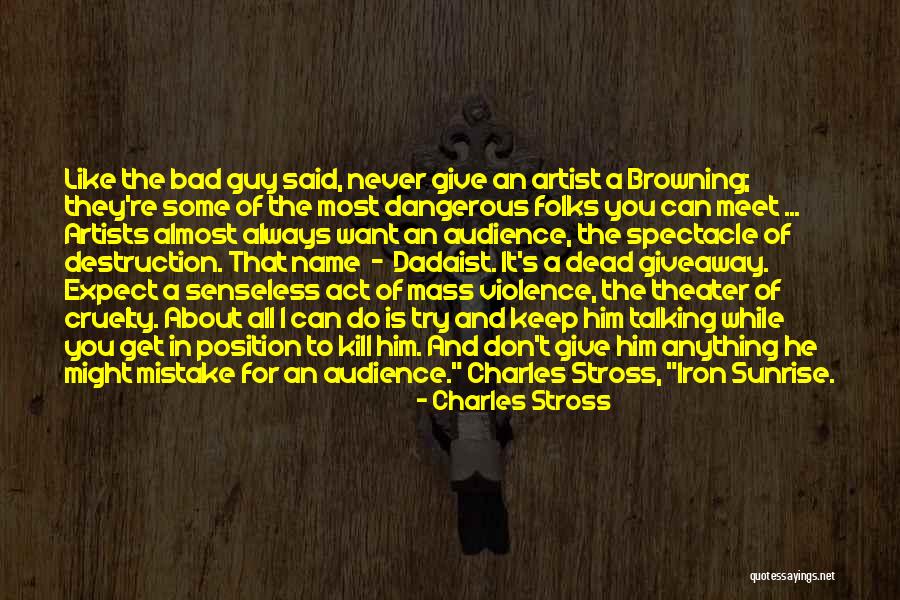Theater Audience Quotes By Charles Stross Theater Audience Quotes By Charles Stross