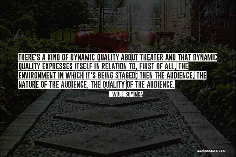 Theater Audience Quotes By Wole Soyinka Theater Audience Quotes By Wole Soyinka