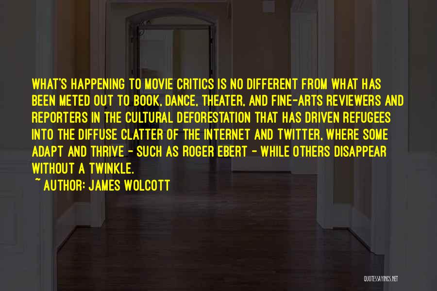 Theater Critics Quotes By James Wolcott