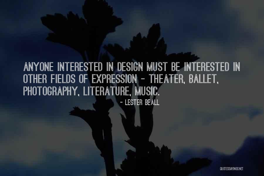 Theater Design Quotes By Lester Beall