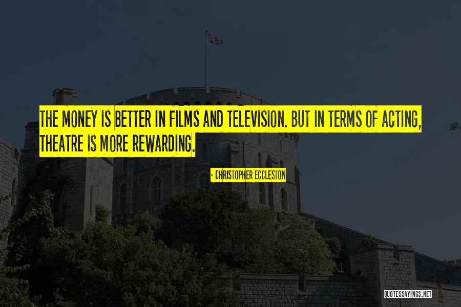 Theatre And Acting Quotes By Christopher Eccleston Theatre And Acting Quotes By Christopher Eccleston