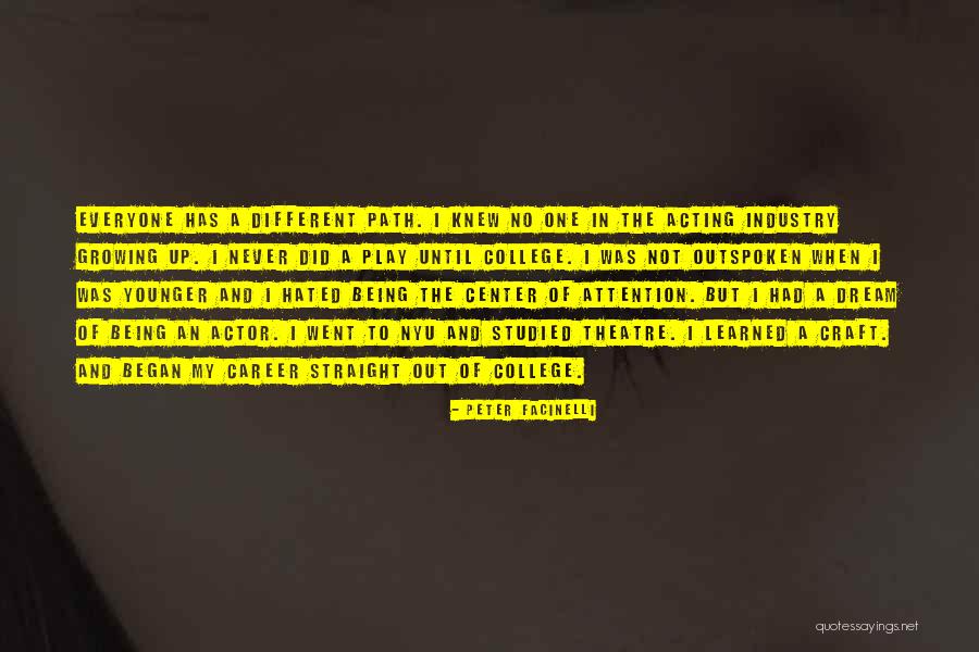 Theatre And Acting Quotes By Peter Facinelli Theatre And Acting Quotes By Peter Facinelli